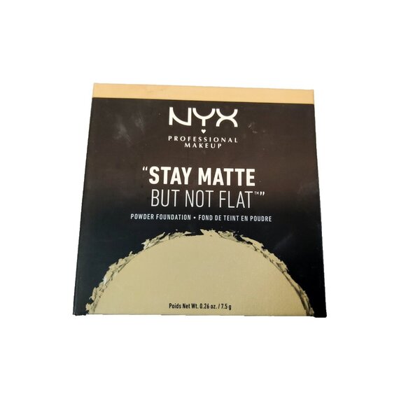 NYX • STAY MATTE  • BUT NOT FLAT  Powder Foundation " NUDE  "  0.26 oz SEALED - Picture 1 of 4